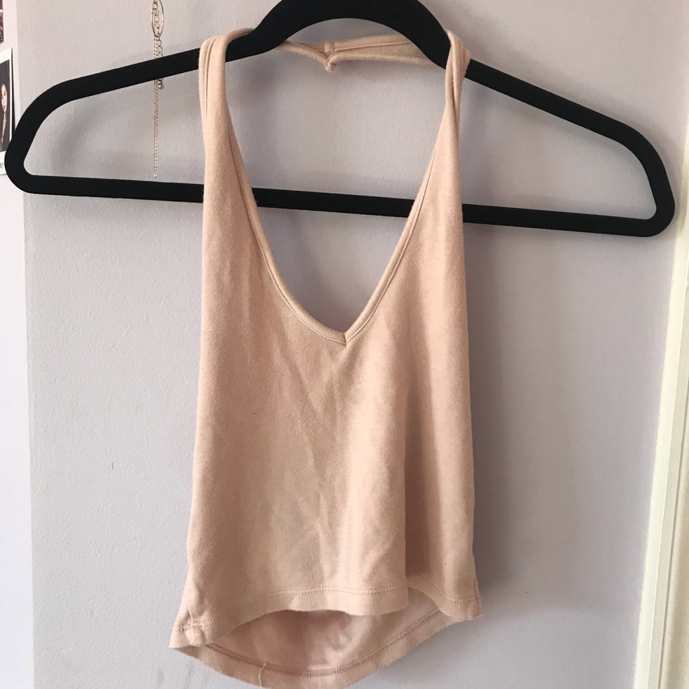 SOLD Brandy Melville Lena Baby Pink Top